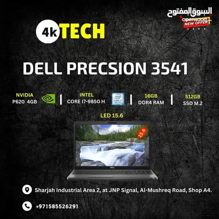 Dell Precision 3541 للهندسات والغرافيك والتصميم