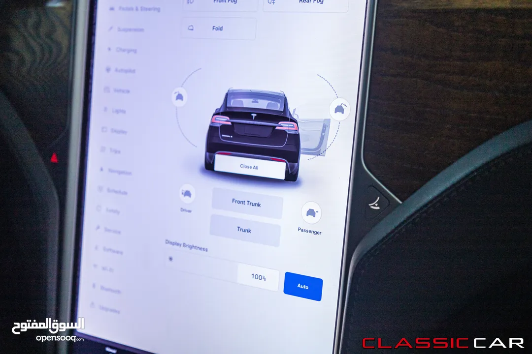 Tesla Model X Standard Range  2019   السيارة بحالة ممتازة جدا و قطعت مسافة 51,000 كيلو متر فقط