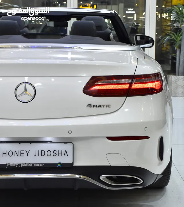 Mercedes Benz E400 4Matic CONVERTIBLE ( 2018 Model ) in White Color Japanese Specs