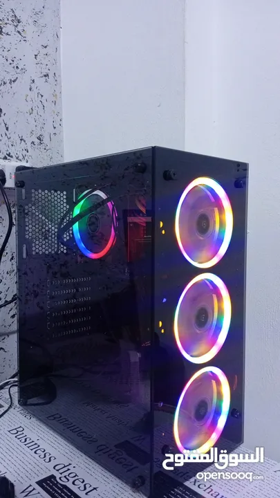 للبيع داخل الأردن احترافي  PC Gaming قوي وإجبار جدآ