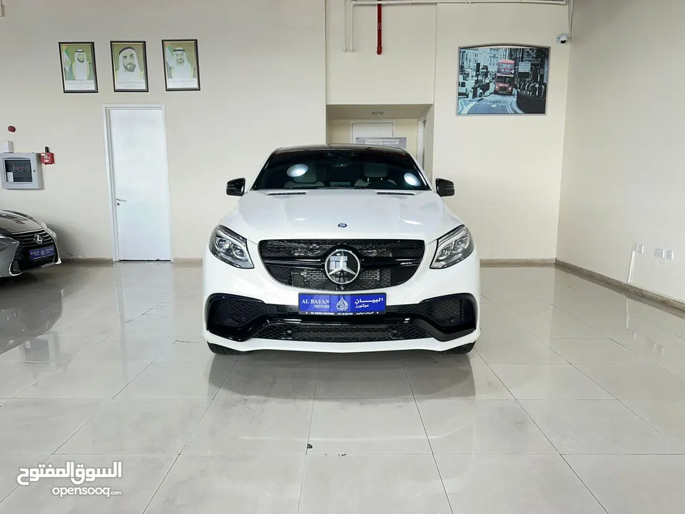 مرسيدس GLE 63S AMG ابيض / هيليوس مشيك كامل