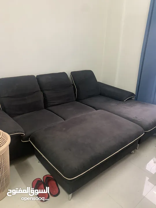 L sofa set and 2 people sofa