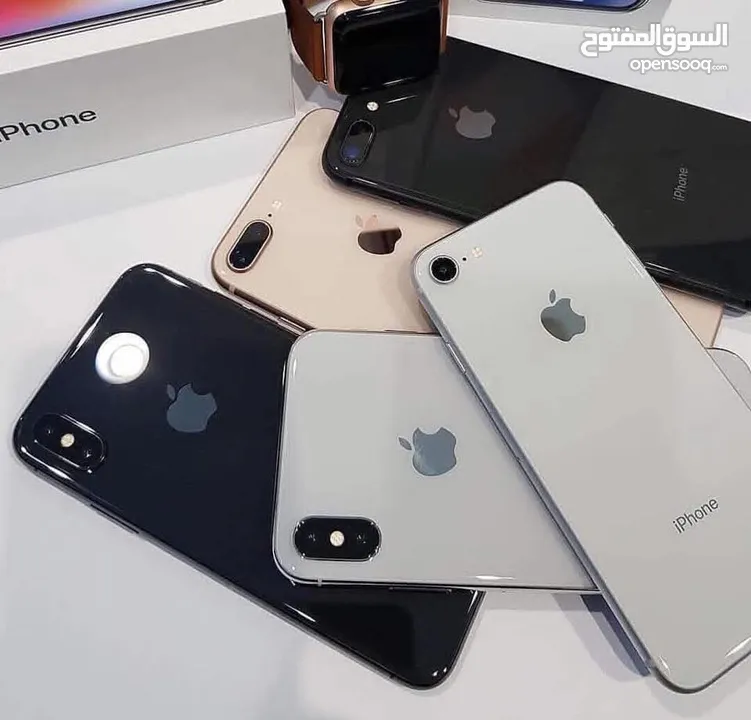 متوفر ايفونات X الاصلي جيجا 64 و 256 بطارية مشكل اصلي هدية كفر ولزقة وشاحن الاصلي متوفر توصيل