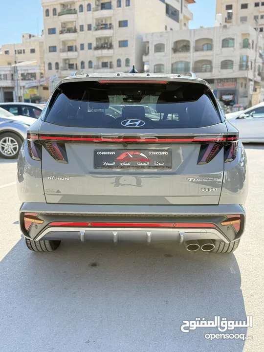 هونداي توسان NLine ترخيص 2022 محرك 1600 هايبرد plug in/يقطع على الشحنه 65 كيلو متر