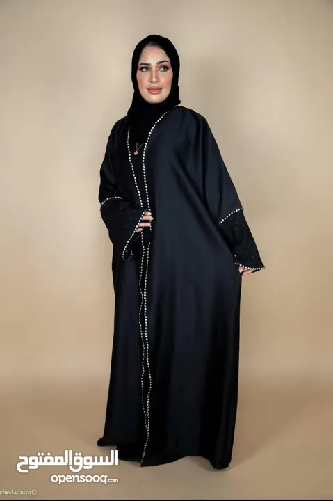 يوجد عبايات خليجيه للبيع جداد قماش وتطريز وشغل بحريني اصلي
