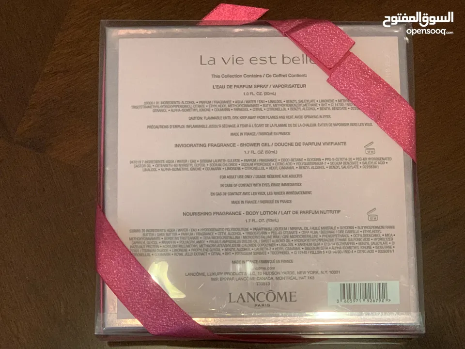 لانكوم اصلي مجموعة LANCOME LA VIE EST BELLE Original Gift Set Eau de Parfum