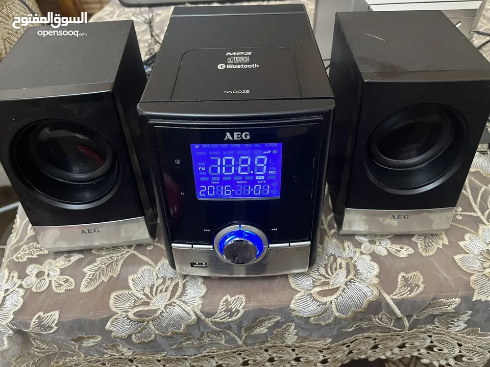 مسجل cd mp3 فلاشة وبلوتوث AEG  راديو ألماني