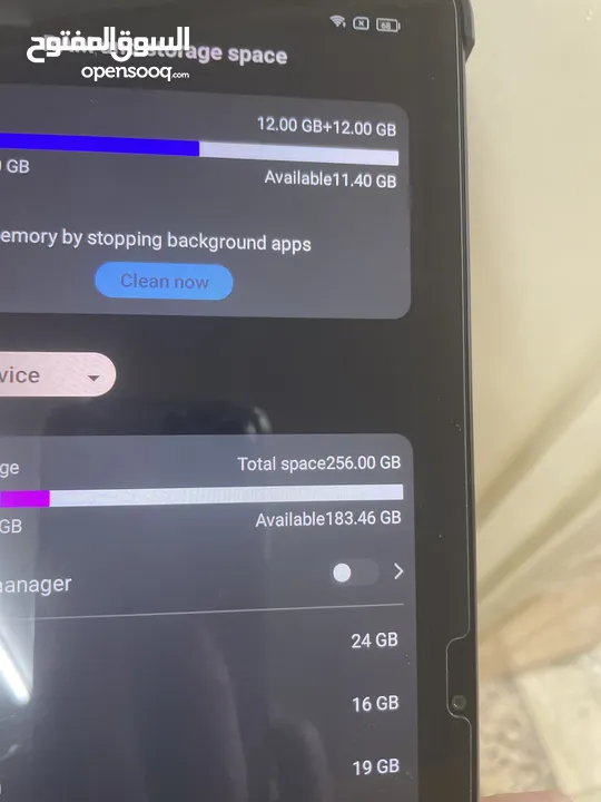 تابلت بلاك فيو استعمال خفيف تقريبا جديد مع شاحن وكيبورد وكفر