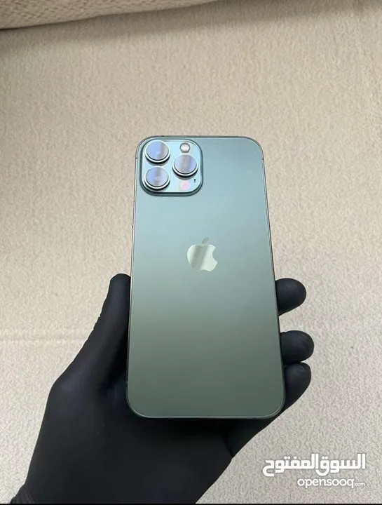 ايفون 13 برو ماكس ( iPhone 13 pro max ) البطاريه 88 الذاكره 256 ( خط + خط الكتروني ) لون مميز ونادر