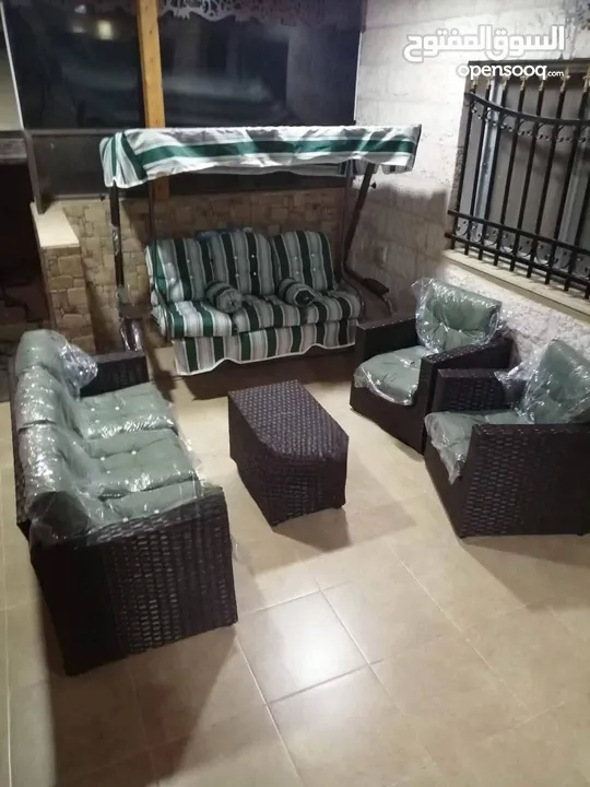 افضل انواع المراجيح الثلاثية ومراجيح عش البلبل الحجم الجامبو واطقم الراتان  نخب اول ومكفوووووووول