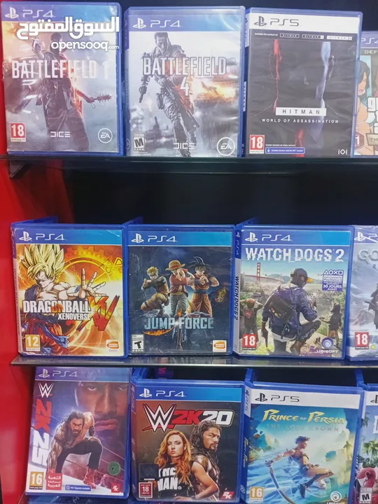 سيديات بلايستيشن فور  و فايف PS4 &PS5 CD.S