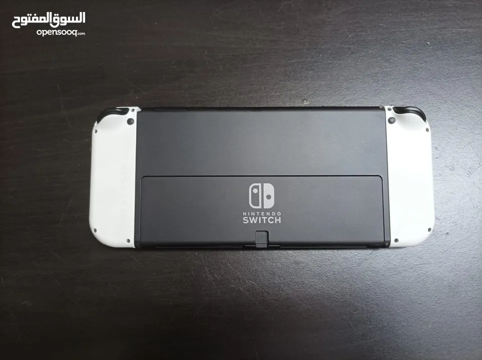 جهاز Nintendo Switch Oled بحالة ممتازة جدا