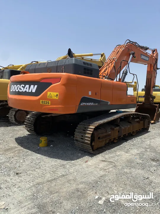 Doosan excavator DX420-9C حفارة دوسان