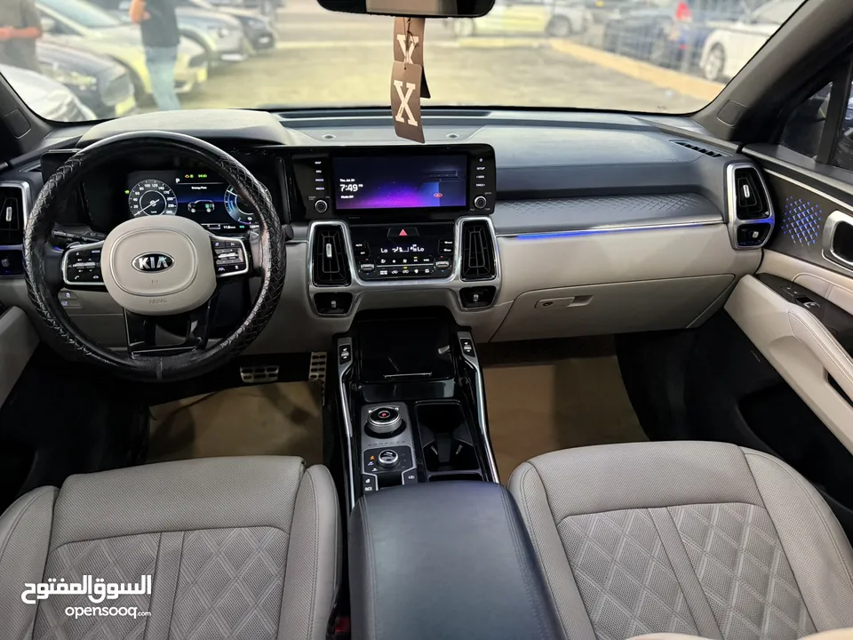 كيا سورينتو 2021 هايبرد 4x4 فل مسكر