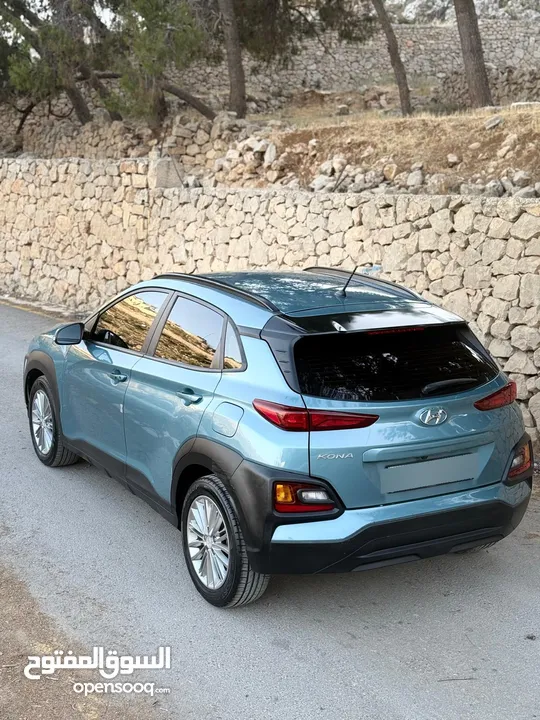 هيونداي كونا 2020  حالة الشركة  عداد 55 ألف فقط لون مميز