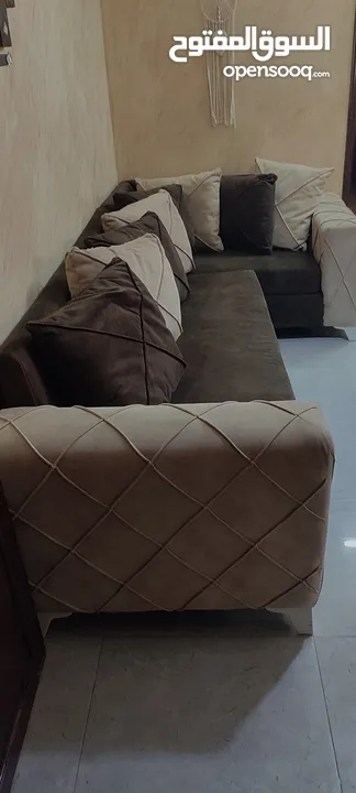 كنب سيتنج روم تفصيل مستعمل اشي بسيط