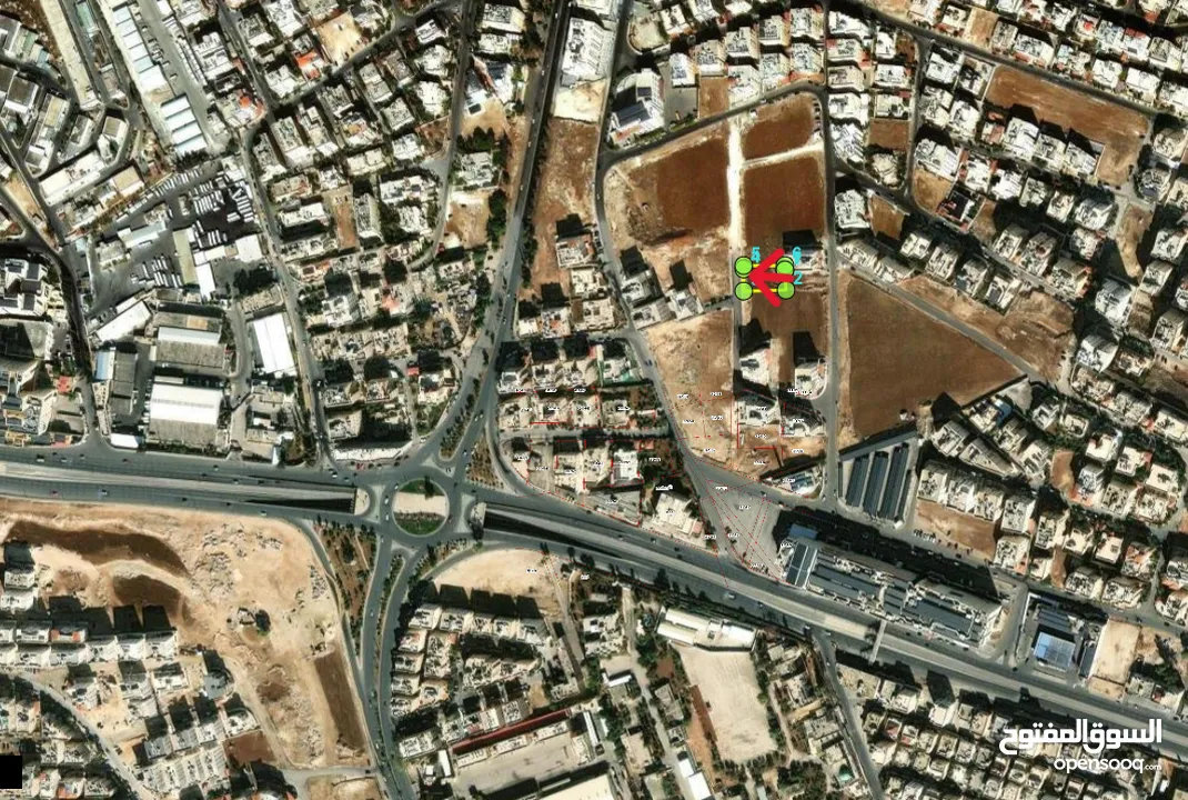 للبيع قطعة ارض من اراضي شرق عمان قريب من وزارة الصحة