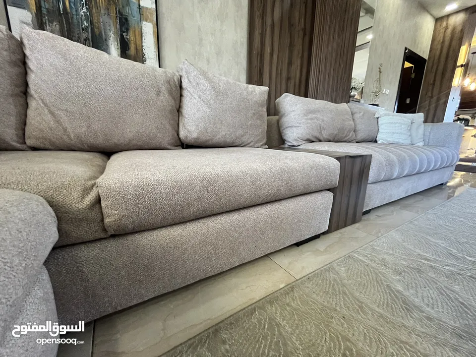 طقم كورنر مودرن Q design استخدم قليل