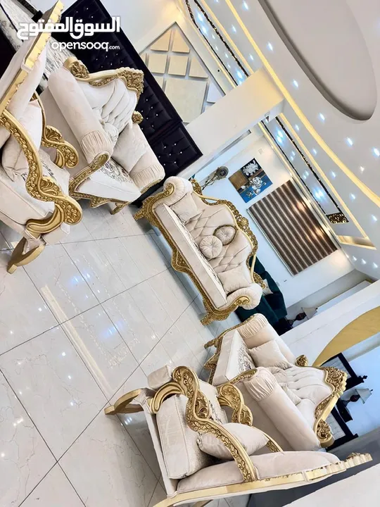 عروووووض طقم كنب مصري دمياطي 9مقاعد خشب زان تفصيل ومتوفر 14 مقعد