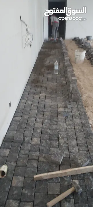 تركيب انترلوك وبندوره