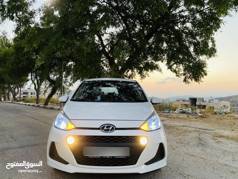 هونداي i10  فل اوتماتك صلاة النبي بحالة فوق الممتازة 2019 يد اولى ولا غرام بوية الله يبارك ...