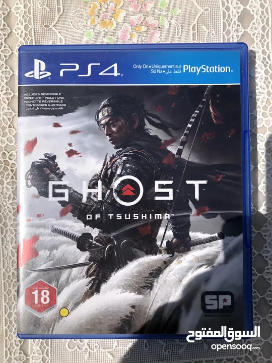 Ghost of tsushima in good condition playes 1 time used only 3 dayes