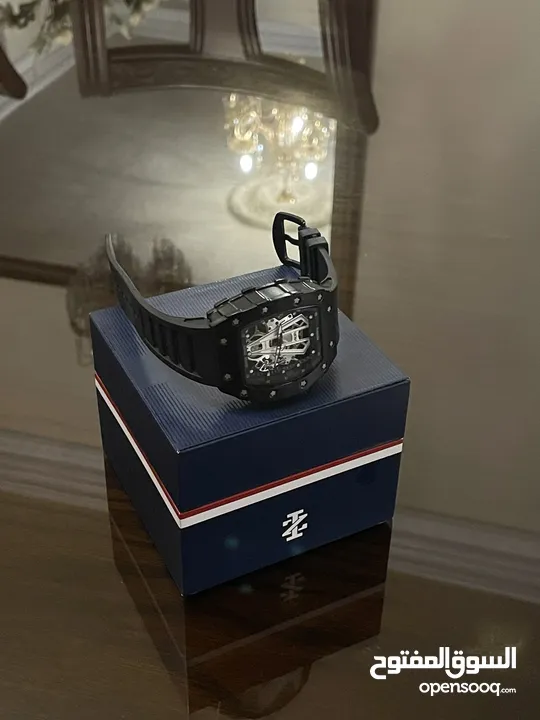 ساعة Olmeca رجالية – تصميم Richard Mille – شبه جديدة