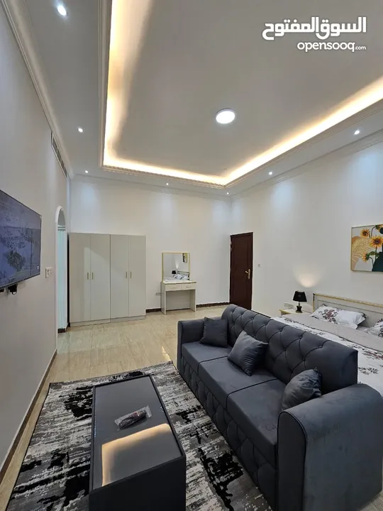 Furnished VIP studio for rent within Villa's  in alain area