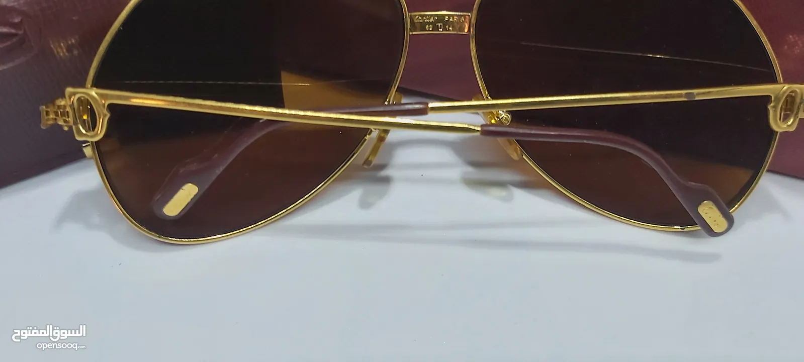 نظاره كارتير فرنسيه  اصليه Cartier Original حجم 62 بحاله ممتازه من النوادر..