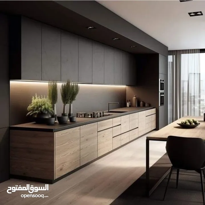 3D modeling , kitchen , office , cafe  تصميم ثلاثي الأبعاد للمطابخ، المنازل، المكاتب، والمطاعم