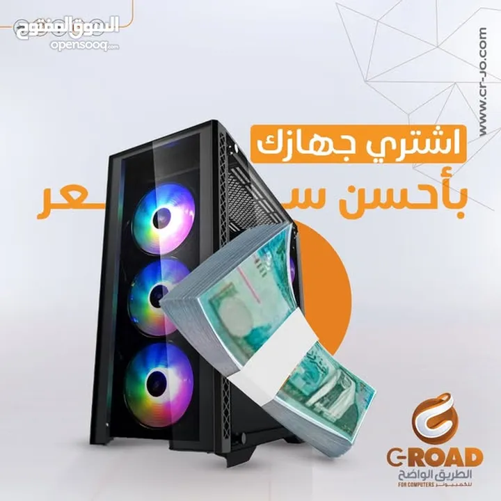 كمبيوتر مكتبي بمواصفات ممتازة  ابتداء من 79 د كمبيوتر جيمنج للالعاب   GAMING PC OFFICE COMPUTER