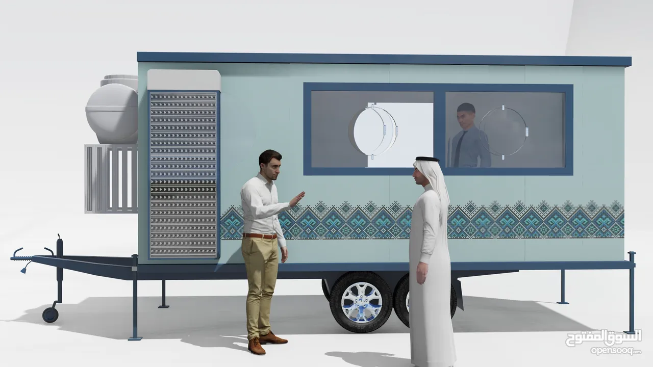 تصميم مشاريع تجارية وفود تراك _ درايف ثرو محلات واجهات كلادينج تصميم فعاليات
