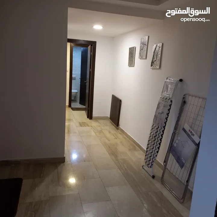 دير غبار ط ارضي للايجار مفروش 2 نوم