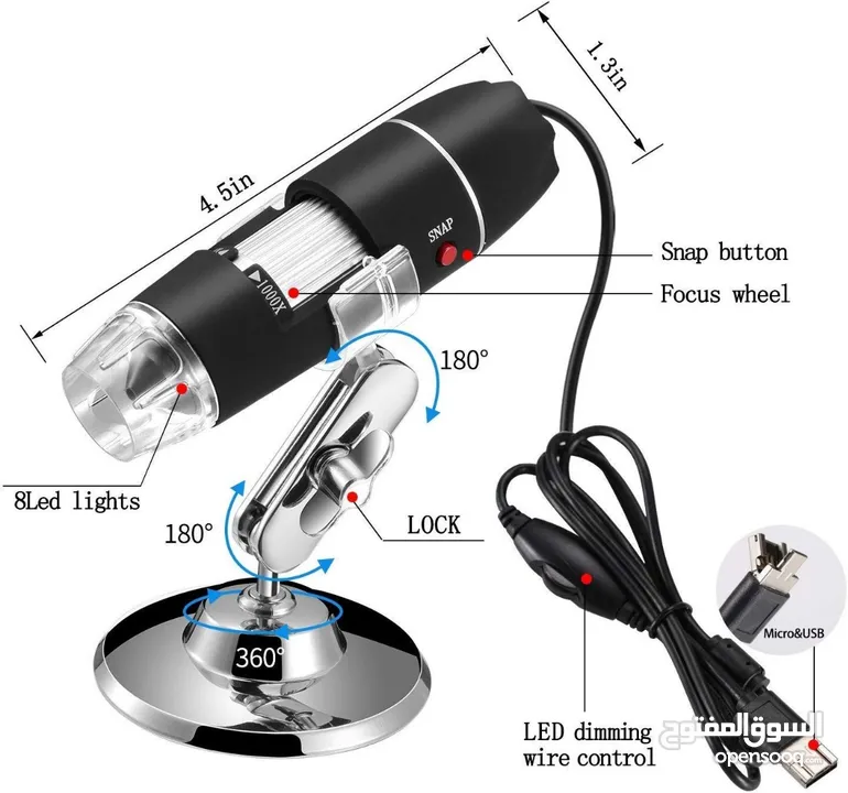 Magnification Digital Microscope مجهر تكبير