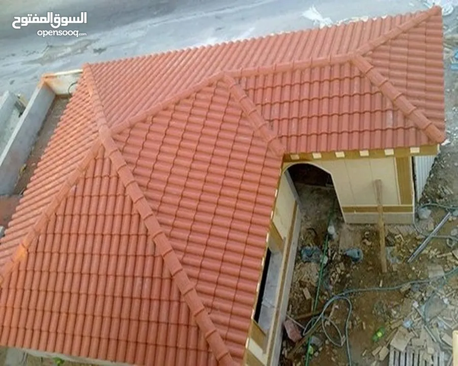 تركيب كافه اعمال القرميد وصيانه الكرميد من تسريب المياه واستبدال الحبه المكسور ومعالجه الخشب