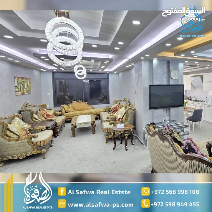 شقه مميزة مفروشه سوبر ديلوكس للايجار هادئه جدا ومريحه للسكن قرب كل الخدمات