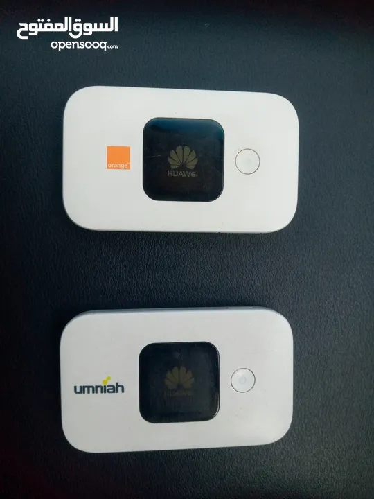 راوترات ماي فاي هواوي متنقله 4G HUAWEI مستعمل يوجد جهازين واحد اورنج و واحد امنيه شغالين 100٪؜