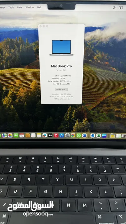 Macbook pro M1 2021 16 Ram 512 GB