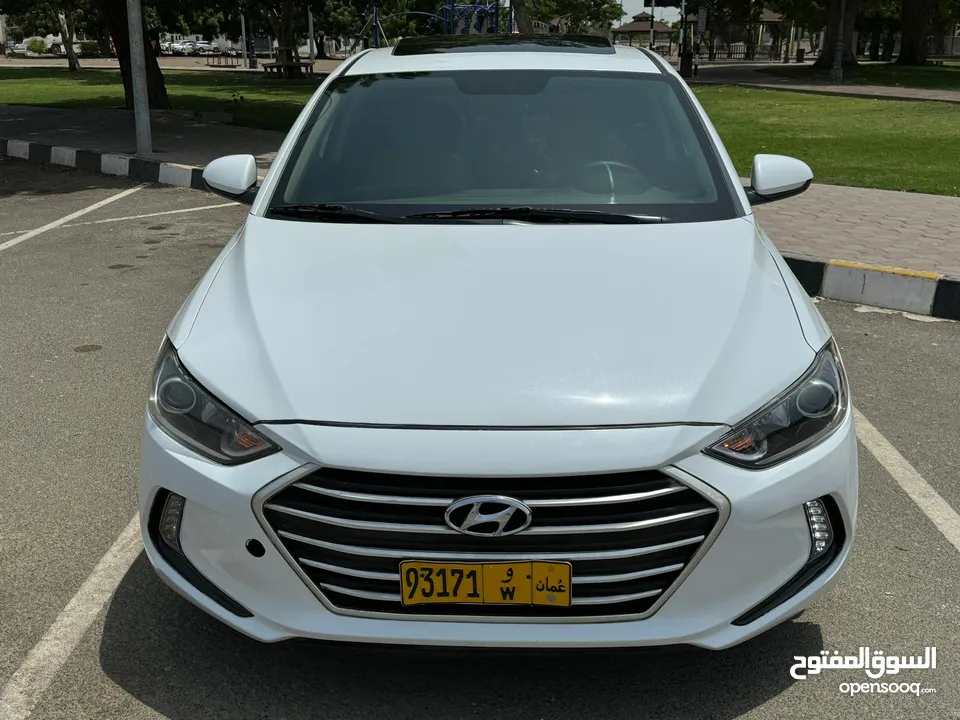 Hyundai Elantra SEL 2017 American Pearl White