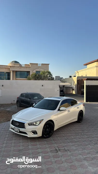 Q50 3.0t رنقات الوكاله موجوده