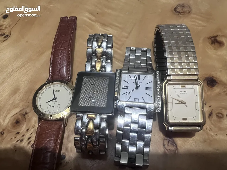 ساعات اصليه للبيع RADO. TISSOT1853.GUCCI.seiko