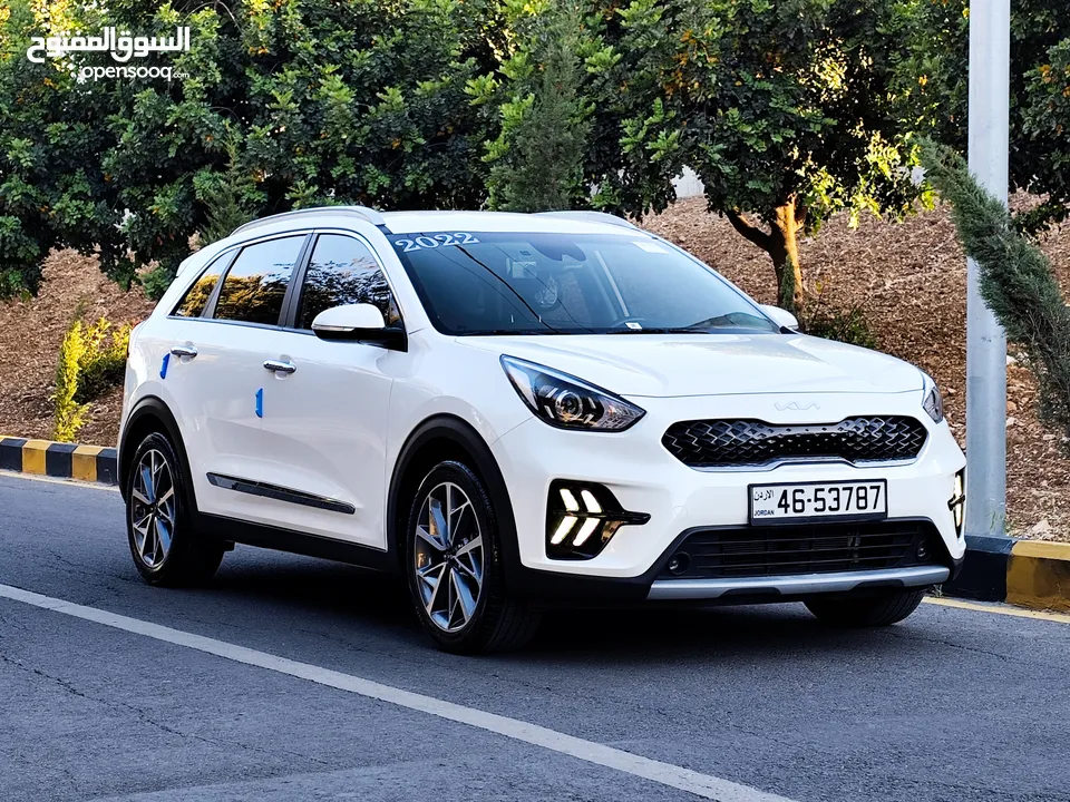 كيا نيرو 2022 KIA NIRO HYBRID جمرك جديد وارد كوري فحص كامل بحالة الوكالة