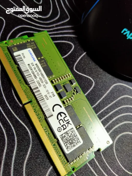 2× 8GB Samsung RAM DDR5 4800MHz High performance for laptops