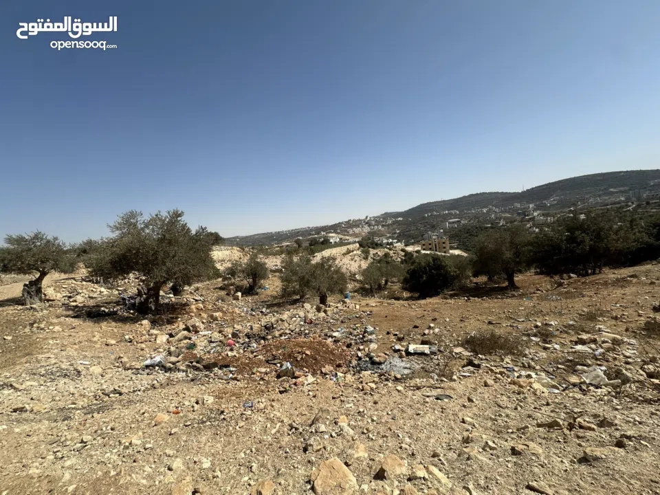قطعة ارض نص دونم 500متر منطقة A للبيع جفنا-زعبوب