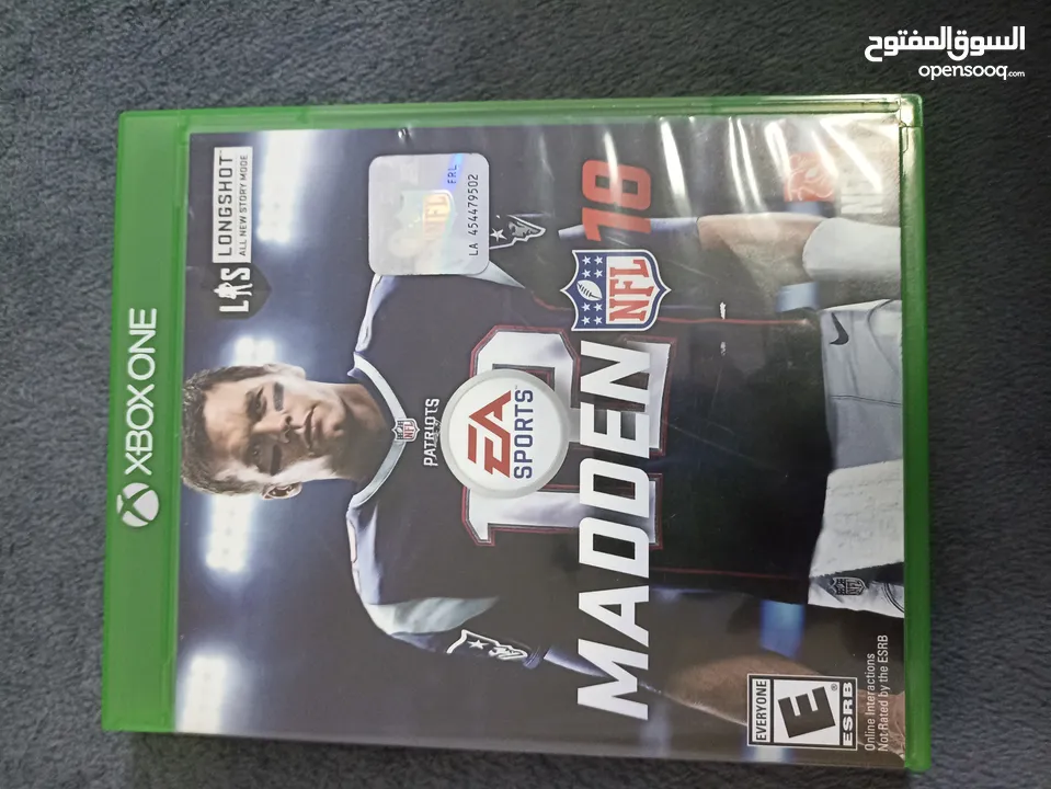 مستعملXbox one s 1 tb مع ايدين عدد 2 للبيع العاب عدد 18 مستعملة اصليه