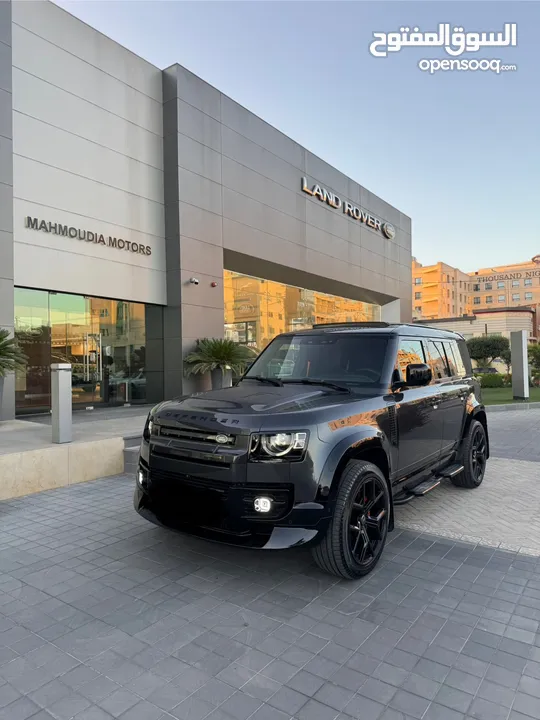 الصقر الأسود لتأجير السيارات لاند روفر ديفندر اعلى مواصفات2023 للأيجار Land Rover defender X dynamic