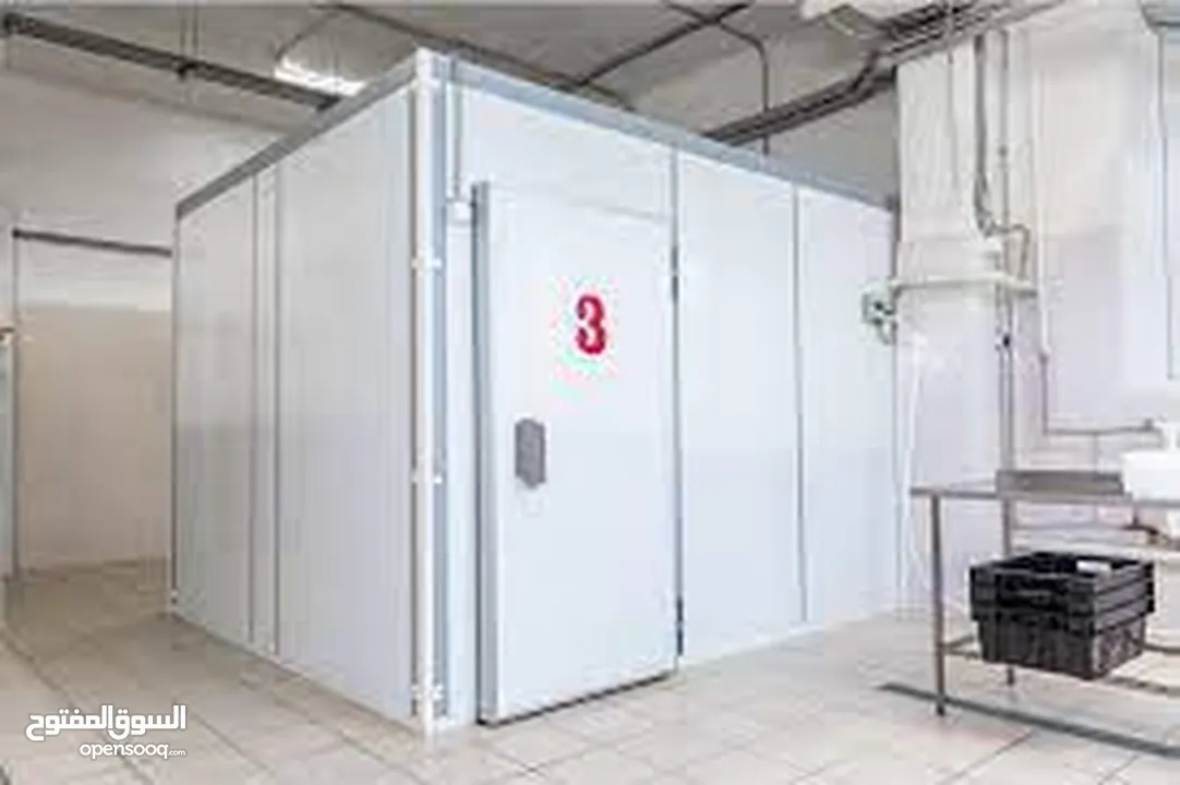cold storage، cold room and refrigerator