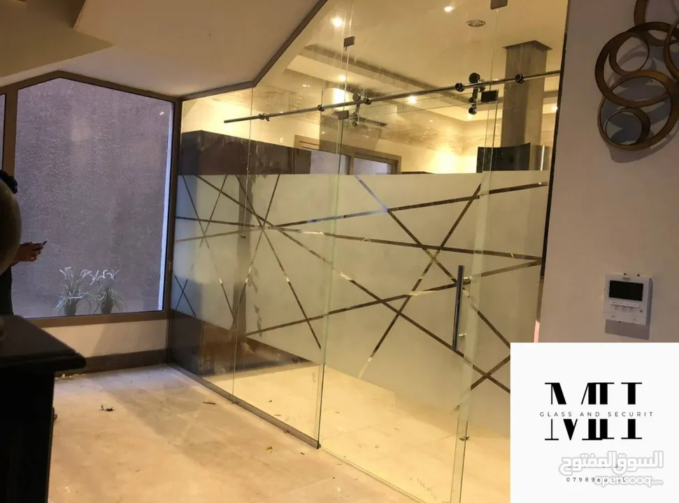 (GLASS AND SECURIT) حجير زجاج سيكوريت الأمان والأناقة في آن واحد.   "لحماية فائقةومظهر عصري لمنزلك"
