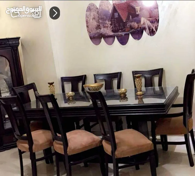 غرفه ضيوف وطاولة سفرة للببيع