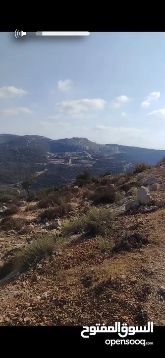 قطعة أرض مميزة بإطلالة خلابة في قرية عبوين – رام الله